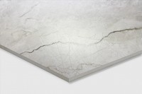 Керамогранит 160x80 9мм матовая с глянцевым эффектом CZ-GL06-B Lumiere White серый камень Arcadia Ceramica