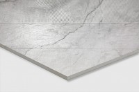 Керамогранит 160x80 9мм матовая с глянцевым эффектом CZ-GL06-D Lumiere White Decor белый мрамор Arcadia Ceramica