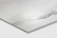 Керамогранит 160x80 9мм матовая с глянцевым эффектом CZ-GL07-B Montesa White белый мрамор Arcadia Ceramica