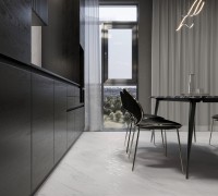 Керамогранит 160x80 9мм матовая с глянцевым эффектом CZ-GL09-B Vento Grey белый мрамор Arcadia Ceramica