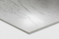 Керамогранит 160x80 9мм матовая с глянцевым эффектом CZ-GL09-B Vento Grey белый мрамор Arcadia Ceramica