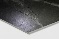 Керамогранит 60x60 8мм карвинг CR6004-A Cassero Nero черный камень Arcadia Ceramica