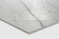 Керамогранит 160x80 9мм матовая с глянцевым эффектом CZ-GL07-D Montesa White Decor белый мрамор Arcadia Ceramica