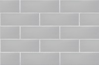 Плитка 28x8 8мм Brick 28 Light Grey матовая Incolor