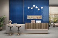 Плитка 30x8 8мм Liguria Navy глянцевая Smile Tile