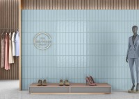 Плитка 40x10 9мм Monte Sky глянцевая Smile Tile