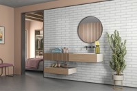 Плитка 40x10 9мм Monte Grey глянцевая Smile Tile Плитка 40x10 9мм Monte Grey глянцевая Smile Tile
