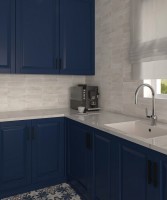 Плитка 23x8 10мм Jazz Blanco глянцевая объемная Smile Tile