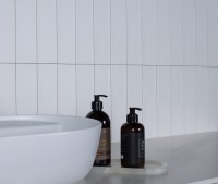 Плитка 30x8 8мм Fabia White матовая объемная Smile Tile