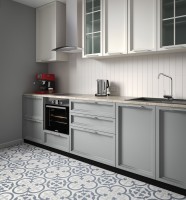 Плитка 30x8 8мм Fabia White матовая объемная Smile Tile