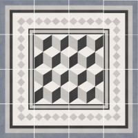 Керамогранит 20x20 8мм Chalet Elegance Corner (Угловой Элемент) матовая Smile Tile