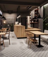 Керамогранит 20x20 9мм Siena Rustico матовая Smile Tile