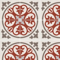 Керамогранит 20x20 9мм Siena Ibis матовая Smile Tile