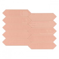 Керамическая  Picket Rose глянцевая объемная 30x8 10мм Smile Tile