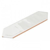 Керамическая Picket Bianco глянцевая объемная 30x8 10мм Smile Tile Керамическая Picket Bianco глянцевая объемная 30x8 10мм Smile Tile