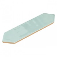 Керамическая  Picket Aqua глянцевая объемная 30x8 10мм Smile Tile