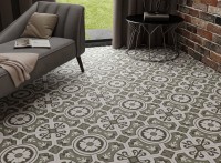 Керамогранит Эклектика Пальмира Зеленый матовая 20x20 8мм Smile Tile Керамогранит Эклектика Пальмира Зеленый матовая 20x20 8мм Smile Tile