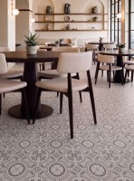 Керамогранит Эклектика Пальмира Бежевый матовая 20x20 8мм Smile Tile Керамогранит Эклектика Пальмира Бежевый матовая 20x20 8мм Smile Tile