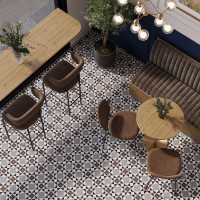 Керамогранит Эклектика Бристоль матовая 20x20 8мм Smile Tile