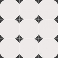 Керамогранит Эклектика Брайтон Черный матовая 20x20 8мм Smile Tile Керамогранит Эклектика Брайтон Черный матовая 20x20 8мм Smile Tile