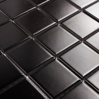 мозаика 31x31 6мм Staro Black Matt матовая Starmosaic