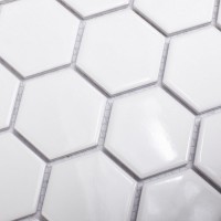 мозаика 28x27 6мм Geometry Small White Glossy глянцевая Starmosaic