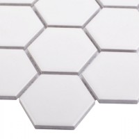 мозаика 28x27 6мм Geometry Small White Glossy глянцевая Starmosaic