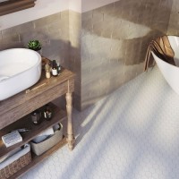 мозаика 28x27 6мм Geometry Small White Matt матовая Starmosaic