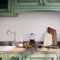 мозаика 28x25 6мм Shapes Latern White Matt матовая Starmosaic