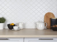 мозаика 28x25 6мм Shapes Latern White Matt матовая Starmosaic