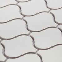 мозаика 28x25 6мм Shapes Latern White Matt матовая Starmosaic