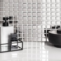 мозаика 30x30 6мм Metal Silver Glossy глянцевая Starmosaic