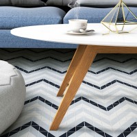 мозаика 28x28 6мм Albion Wave Blue матовая Starmosaic