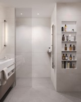 Керамогранит 120x60 8мм Antislip Basaltina Bianco нескользящая r12 Staro