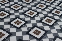 Керамогранит 60x60 8мм Carpets Pre-Cut Bristol Red Matt матовая Staro