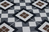 Керамогранит 60x60 8мм Carpets Pre-Cut Bristol Red Matt матовая Staro