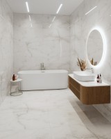 Керамогранит 120x60 8мм Palacio Antisky Grey Light Polished полированная Staro