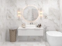 Керамогранит 120x60 8мм Palacio Nestle Bianco Polished полированная Staro