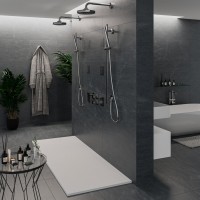 Керамогранит 120x60 8мм Silk Alpine Nero Matt матовая Staro