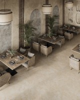 Керамогранит 60x60 9мм Silk Mystical Charm Crema Relief Matt матовая Staro