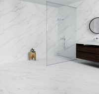 Керамогранит 60x60 8мм Silk Statuario Calipso Matt матовая Staro