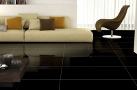 Керамогранит 120x60 9мм Mono Black Mirror High Gloss полированная Staro