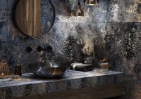 Керамогранит 120x60 8мм Metal Crystal Blue Matt матовая Staro