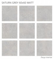 Керамогранит 60x60 8мм Rizzi Saturn Grey Matt матовая Staro Керамогранит 60x60 8мм Rizzi Saturn Grey Matt матовая Staro