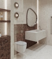 Керамогранит Lunarossa Neo Emperador Crema Satin сатинированная 120x60 9мм Staro Керамогранит Lunarossa Neo Emperador Crema Satin сатинированная 120x60 9мм Staro
