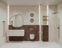 Керамогранит Lunarossa Neo Emperador Crema Satin сатинированная 120x60 9мм Staro Керамогранит Lunarossa Neo Emperador Crema Satin сатинированная 120x60 9мм Staro
