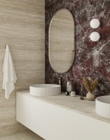 Керамогранит Dolomites Travertin Classic Noce Matt Carving матовая с карвингом 120x60 10мм Staro