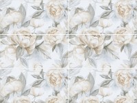 Керамогранит 120x60 5мм Decors Elite Peonies Decor A+B Matt (2 Шт В Компл) матовая Staro Slim