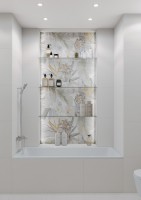 Керамогранит 120x60 5мм Decors Elite Malibu Decor A+B Matt (2 Шт В Компл) матовая Staro Slim