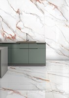 Керамический слэб Polished Beldia Bianco полированная 280x120 6мм Staroslabs